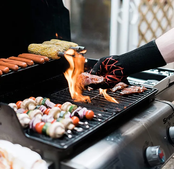 Heat Resistant BBQ Grilling Gloves