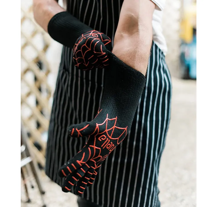 Heat Resistant BBQ Grilling Gloves