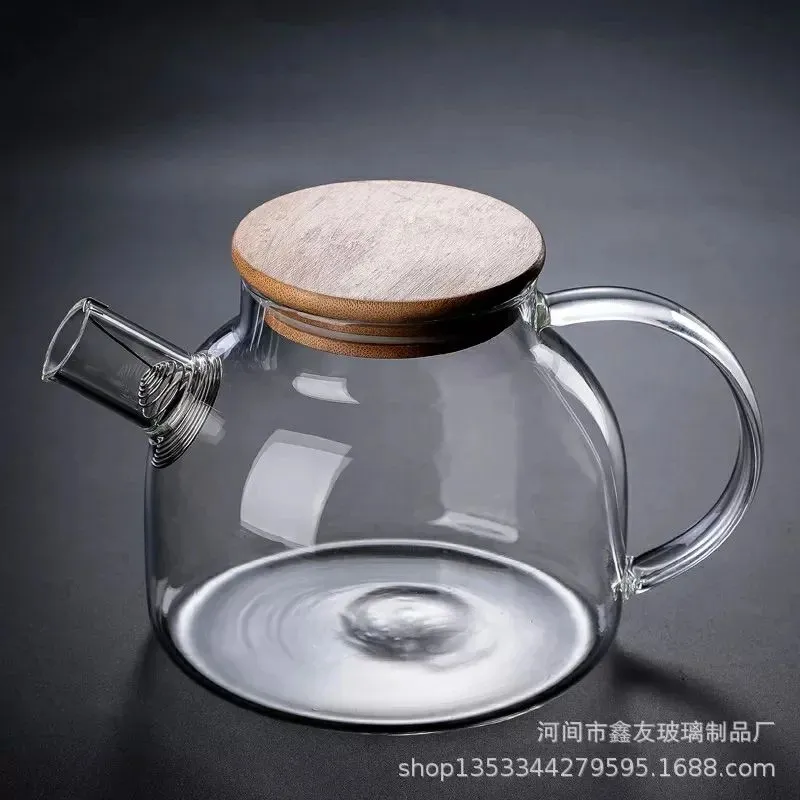 Heat Resistant Borosilicate Tea Pot