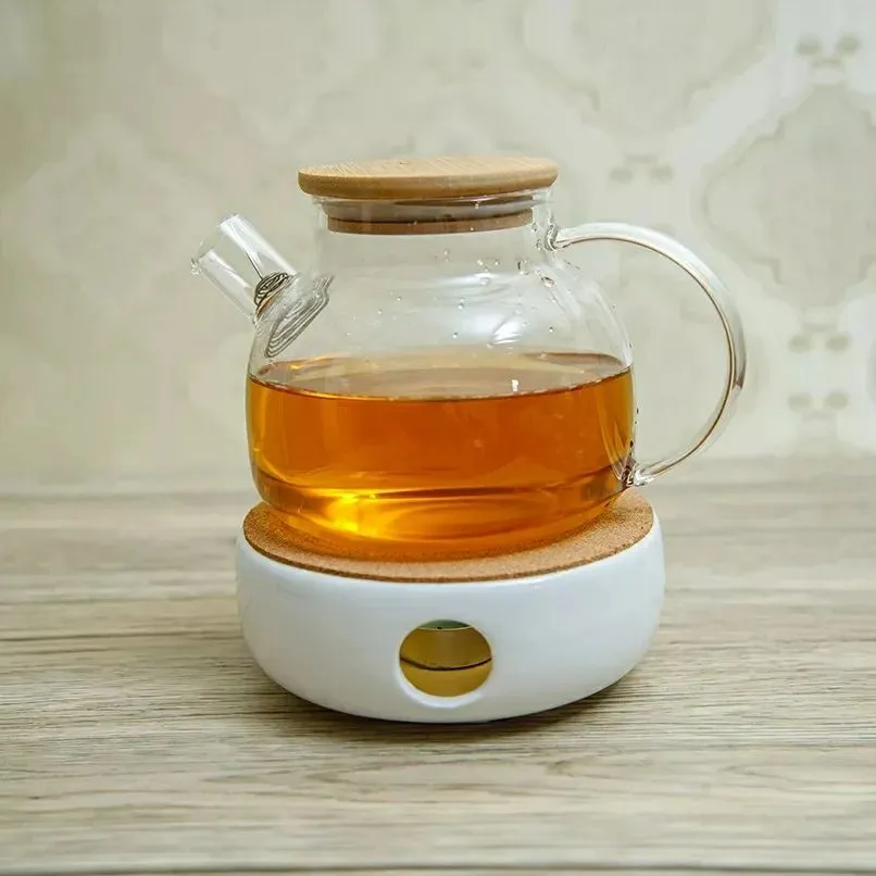 Heat Resistant Borosilicate Tea Pot