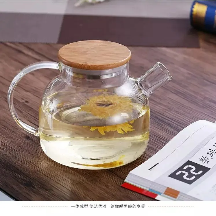 Heat Resistant Borosilicate Tea Pot
