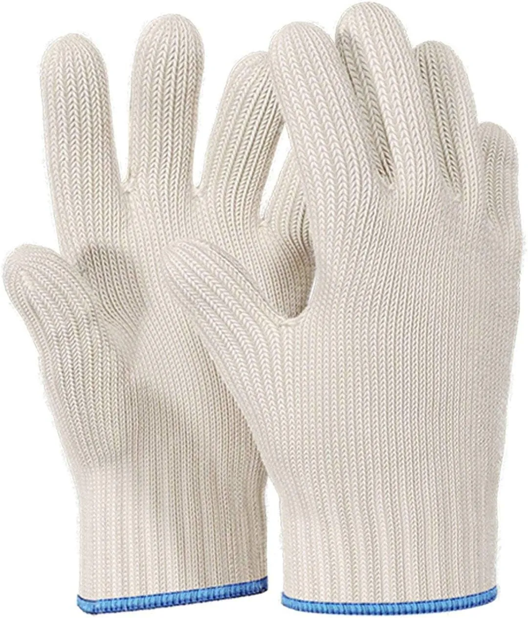Heat Resistant Cotton Kitchen Gloves - 1 Pair