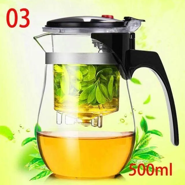 Heat Resistant Glass Teapot - Premium Quality Tea Pot