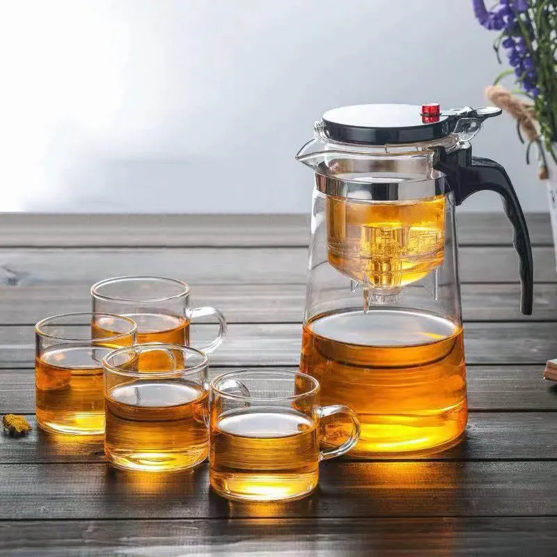 Heat Resistant Glass Teapot - TeaTime Brew Pot