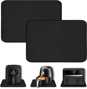 Heat Resistant Mats for Countertop, 15x18in Heat Resistant Mats for Air Fryer, Heat Resistant Grill Mats, Kitchen Countertop Protector for Air Fryer, Oven, Coffee Maker, Microwave, Toaster, 2PCS