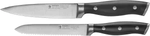 HENCKELS Forged Accent Razor-Sharp 2-Piece Utility Knife Set, German Engineered Knife Informed by over 100 Years of Mastery, Stainless Steel