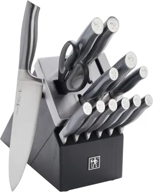 HENCKELS Graphite 14-pc Self-Sharpening Block Set - Black