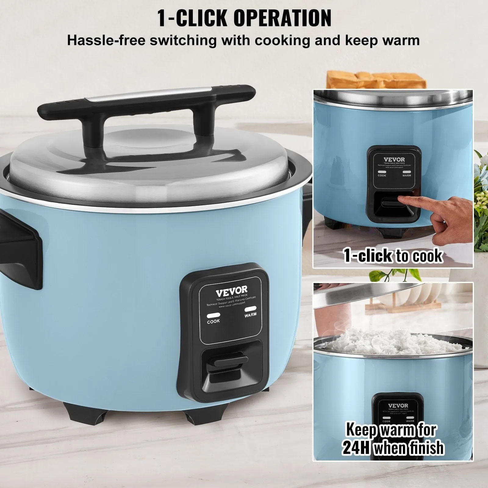 High-Capacity Commercial Rice Cooker