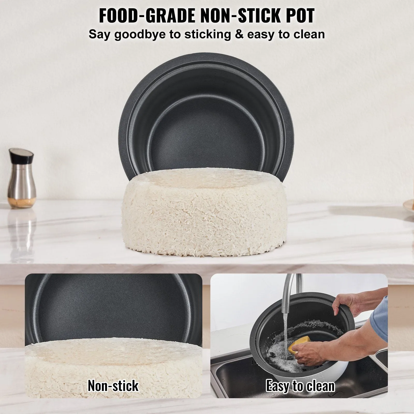 High-Capacity Commercial Rice Cooker