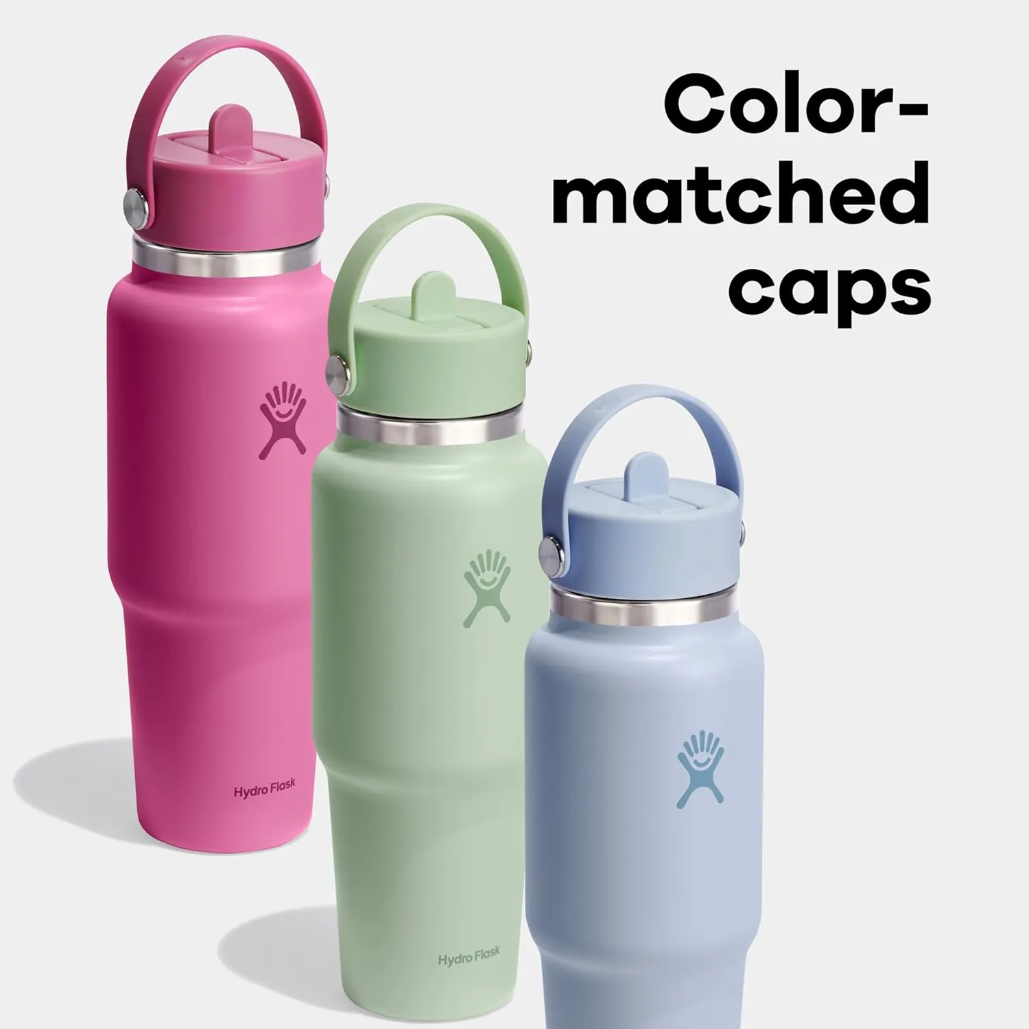 Hydro Flask 24 OZ Wide Flex Straw Travel Bottle Birch