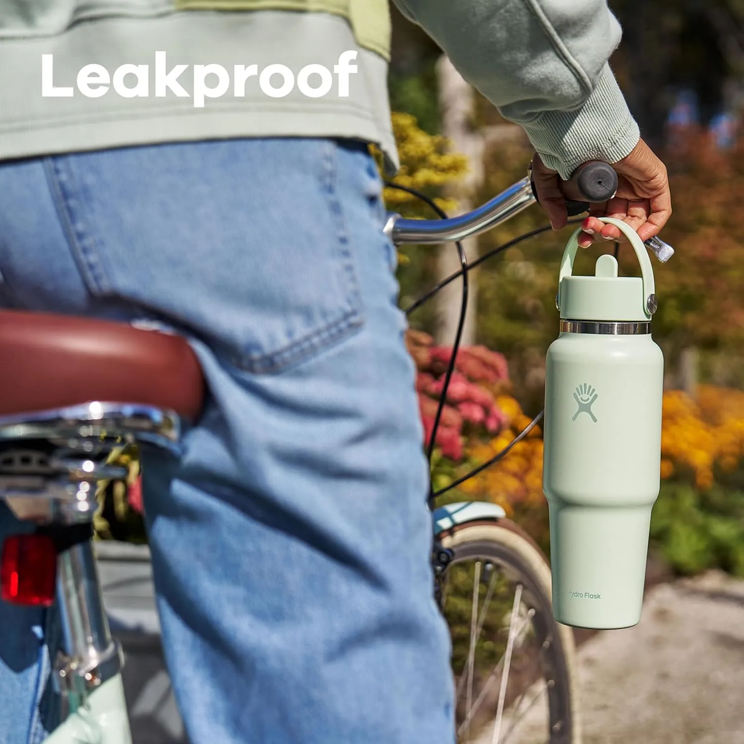 Hydro Flask 24 OZ Wide Flex Straw Travel Bottle Birch