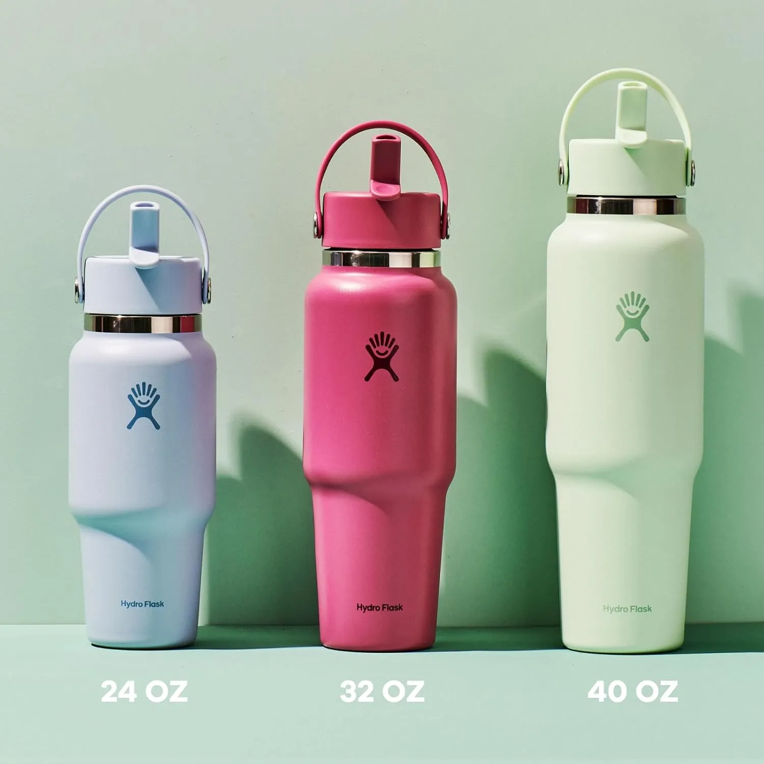 Hydro Flask 24 OZ Wide Flex Straw Travel Bottle Birch