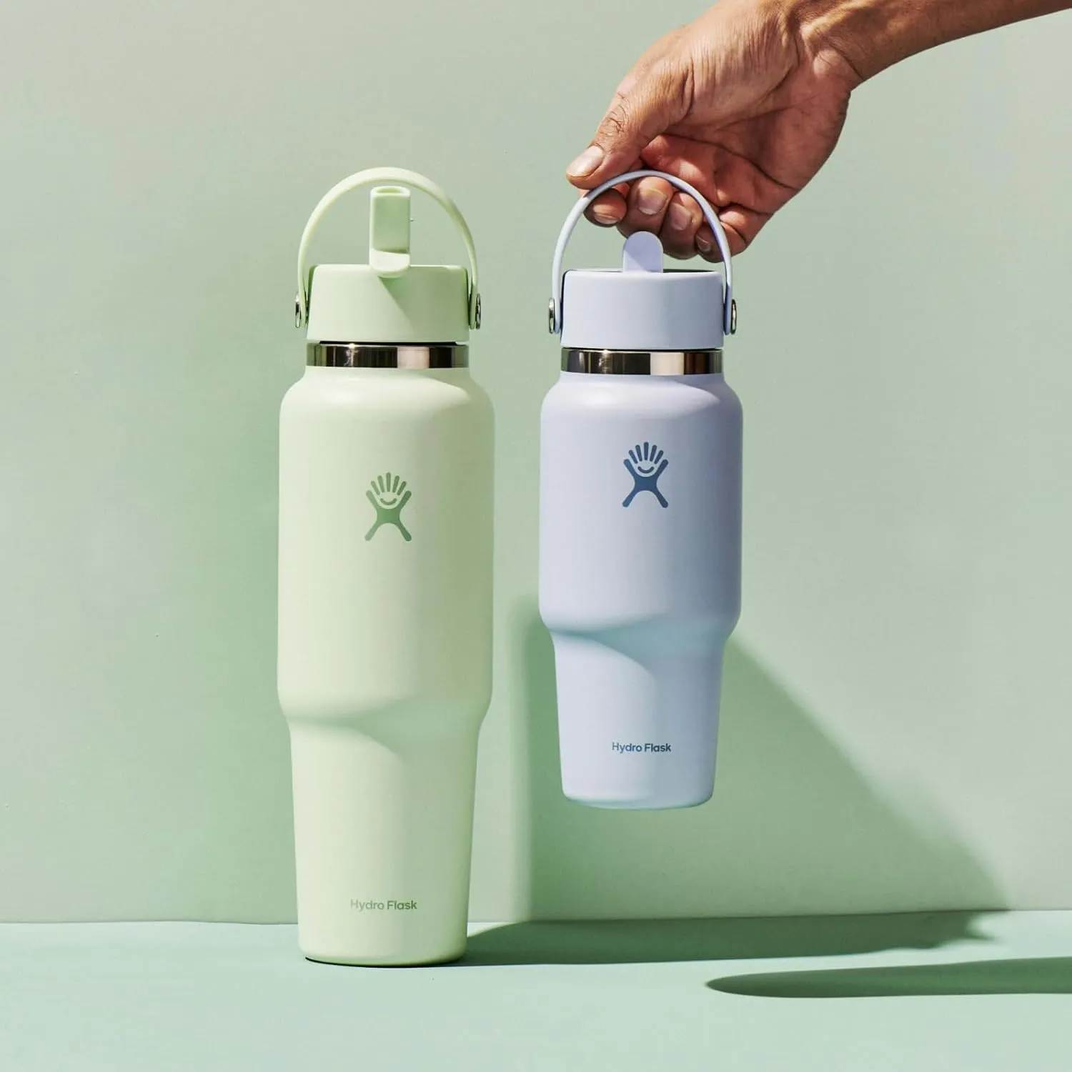 Hydro Flask 24 OZ Wide Flex Straw Travel Bottle Birch