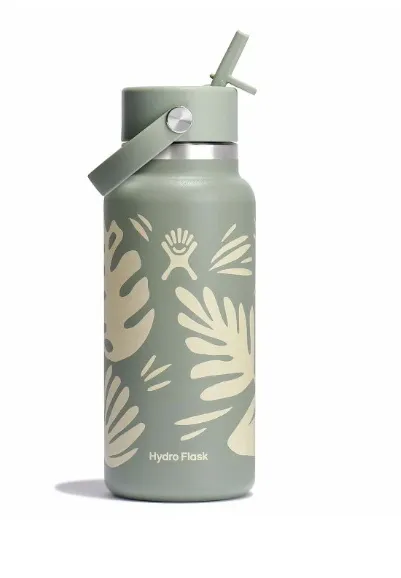 HYDRO FLASK 32 OZ (946ml) WIDE MOUTH WITH FLEX STRAW CAP - AGAVE BOTANTICAL BLISS