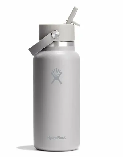 HYDRO FLASK 32 OZ (946ml) WIDE MOUTH WITH FLEX STRAW CAP - BIRCH