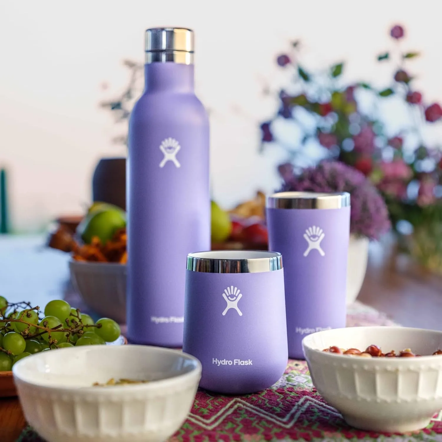 Hydro Flask Ceramic Wine Bottle 25 Oz Lupine