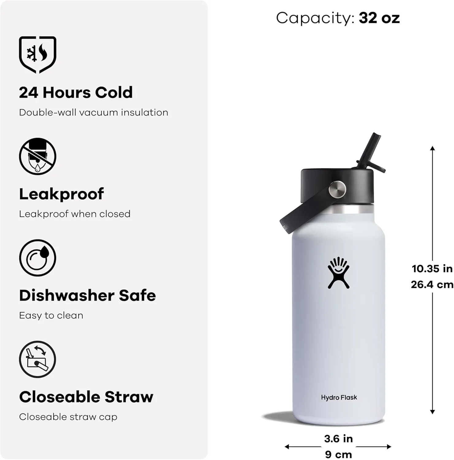 Hydro Flask Flex Straw Cap Agave