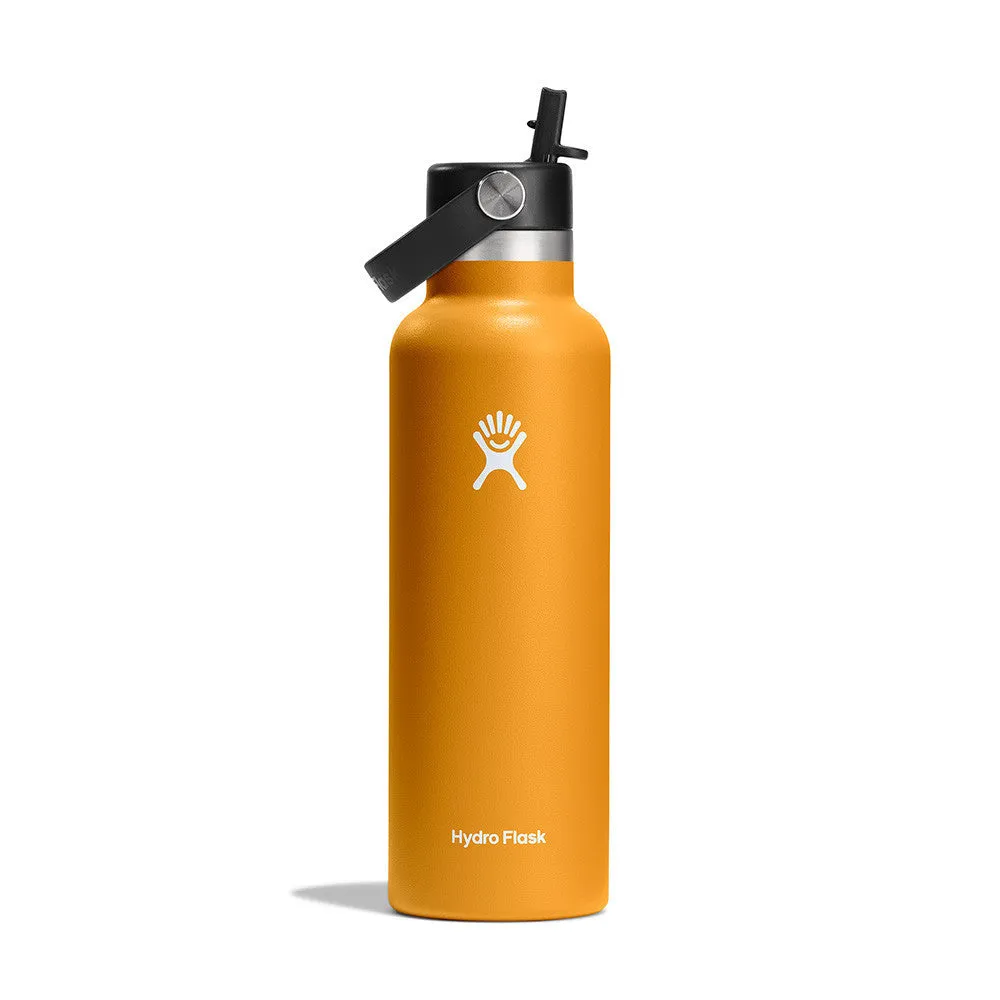 Hydro Flask Standard Mouth Flex Straw Cap Fossil 21Oz