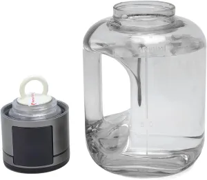 Hydrogen Water Bottle, 4000MAH Battery Lightweight 2 Modes 1000ML Hydrogen Sports Bottle for Home (Black)