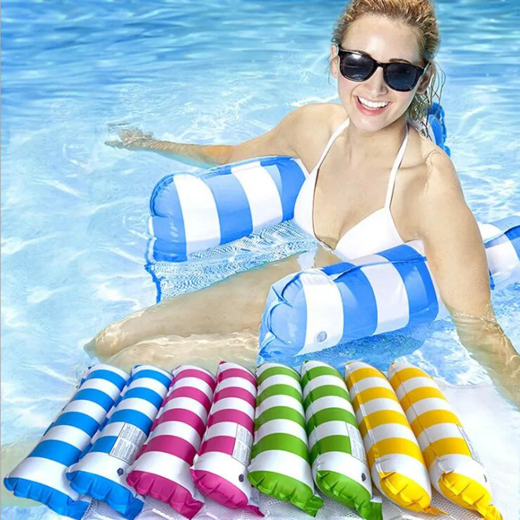 Inflatable Mattresses Water Swimming Hammock Lounge Chairs Pool Sports Toys Float Mat Toys Pools for Adults Floating Bed