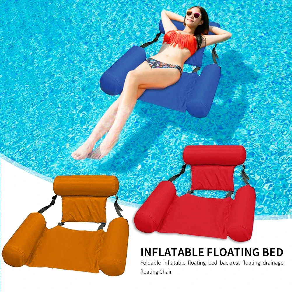 Inflatable Mattresses Water Swimming Hammock Lounge Chairs Pool Sports Toys Float Mat Toys Pools for Adults Floating Bed