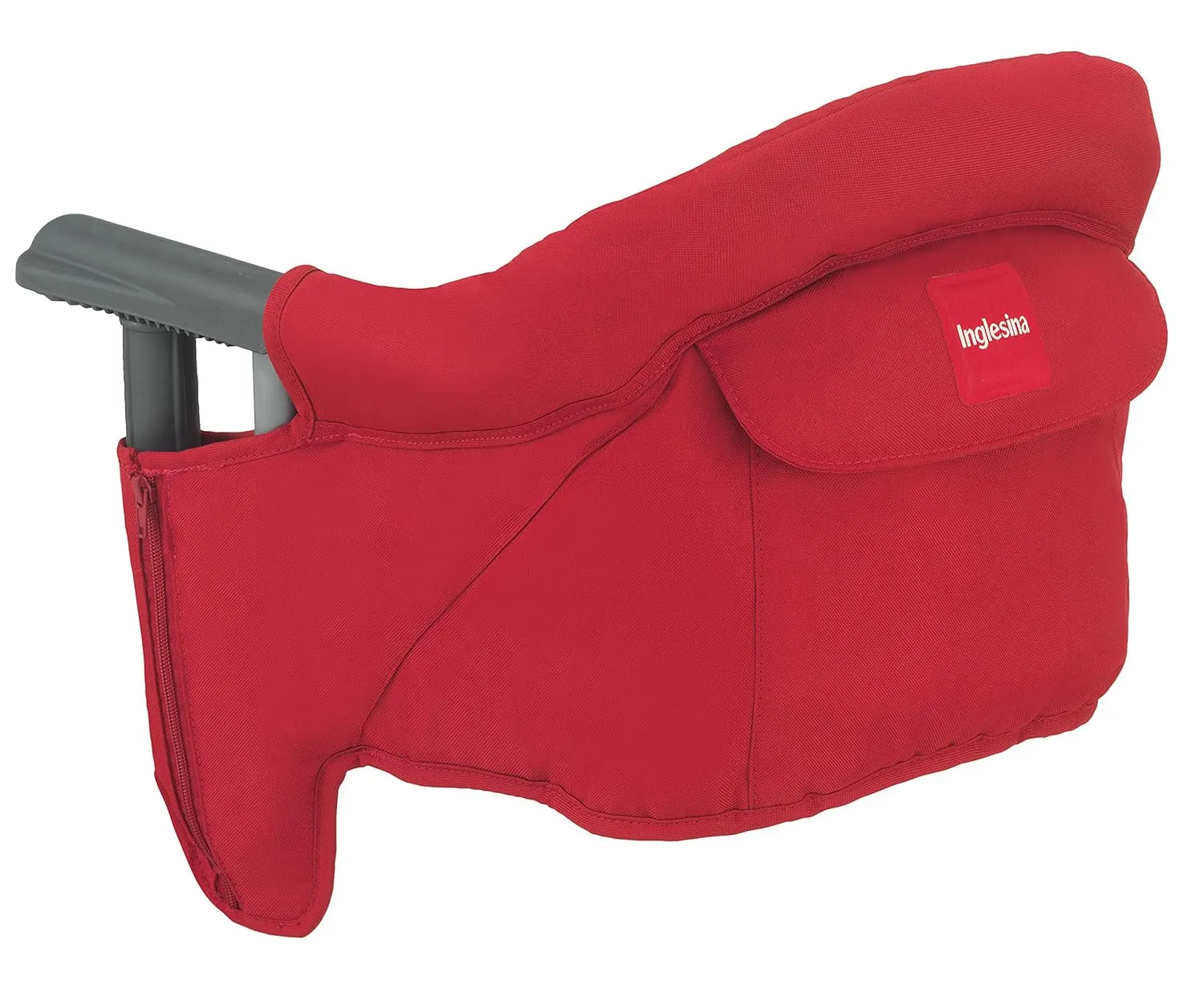 Inglesina Fast Table Chair, Red - Portable Baby High Chair - for Babies & Toddlers 6-36 Months - Collapsible Design - Fits Tables 0.8'' to 3.5'' Thick - Compact & Easy to Use - Travel Bag Included