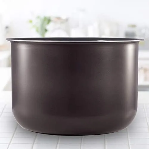 Instant Pot 3-Qt Ceramic Non-Stick Inner Cooking Pot for Rice, Slow Cooking, Black