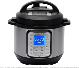 Instant Pot Duo Plus 9-in-1 Electric Pressure Cooker and Ceramic Inner Cooking Pot Mini 3-Qt Bundle