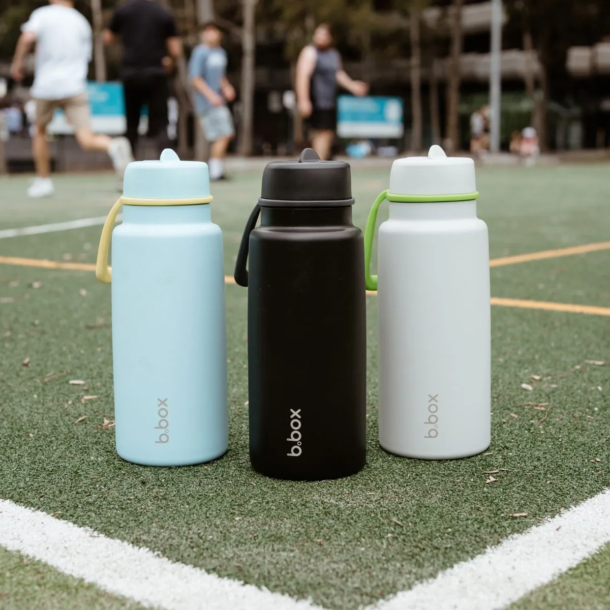 Insulated Flip Top 1 Litre Bottle - lime time