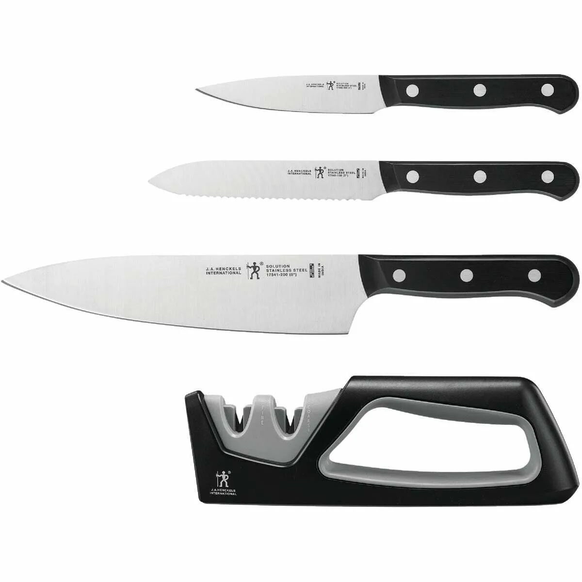 J.A. Henckels International 4-Piece Knife Set - 1 Each - Silver
