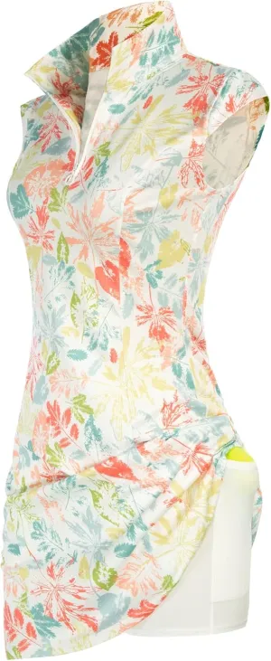 JACK SMITH Women Tennis Dress with Shorts Pockets Zip up Golf Athletic Workout Sleeveless Exercise Dresses