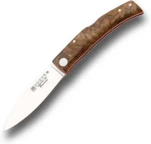 Joker BECADA Knife NN153 with Walnut Wood Handles, 3.15 inches 14c28n Blade, Smooth Edge, Fishing, Hunting, Camping, and Hiking Tool