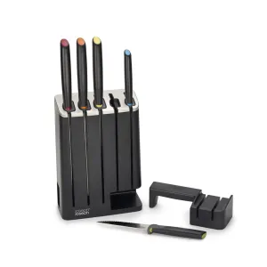Joseph Joseph Elevate Knives Slimblock 5-Piece Knife Set With Sharpener