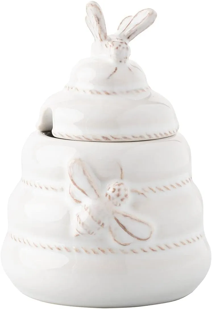 Juliska Clever Creatures - Henrietta Honey/Jam Pot - Honey Pot with Lid
