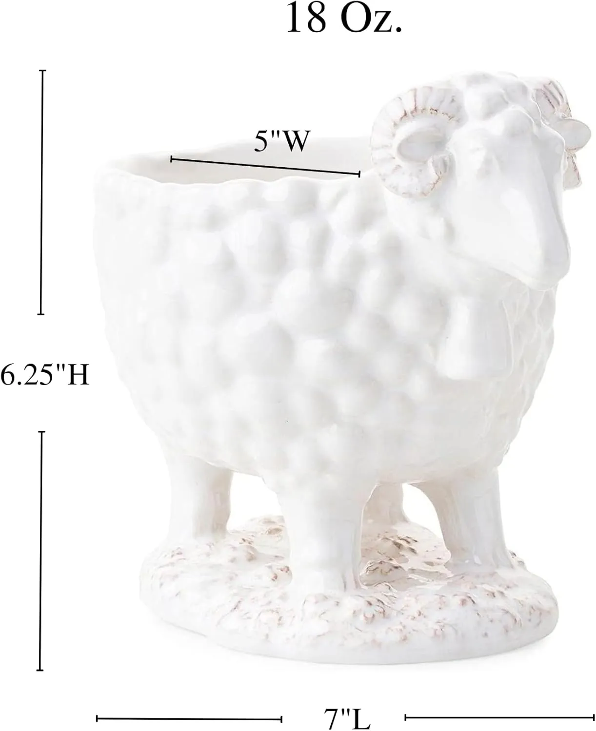 Juliska Clever Creatures - Renoir Ram Serving Bowl