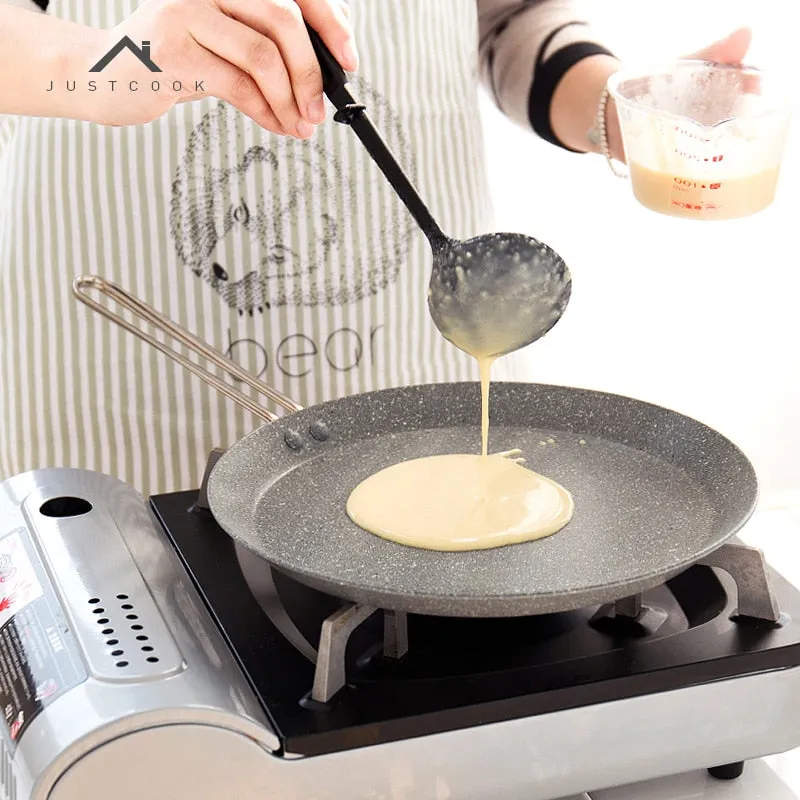 Justcook 20/24/28CM Frying Pan Non-Stick Grill Pans Egg Pancake Pan Cookware Cooking Pans