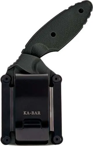 Ka-bar Tdi Knife 2.31" - Serrated W/sheath Black
