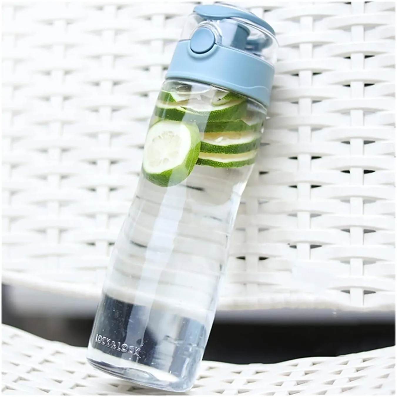 kettles Large Capacity Plastic Water Bottles with One-Click Push Button,Durable Portable Sports Bottles,Leakproof Cups Sealed Lid canteen(A)