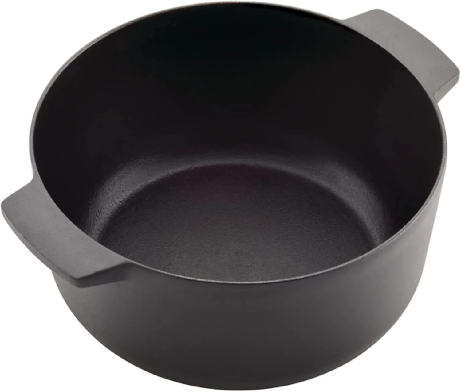KitchenAid Seasoned Cast Iron Dutch Oven/Casserole, 6 Quart - Black
