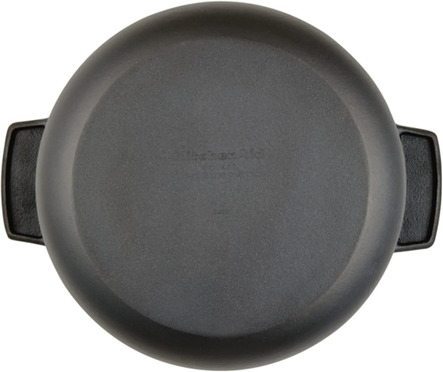KitchenAid Seasoned Cast Iron Dutch Oven/Casserole, 6 Quart - Black