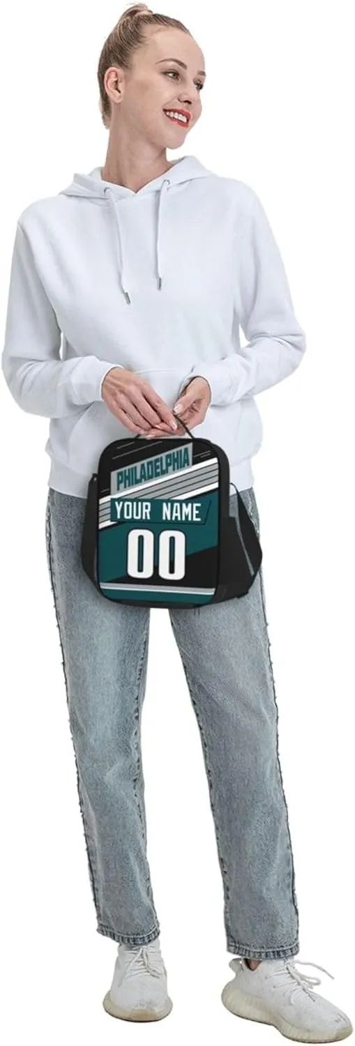 KREDE Philadelphia Lunch Bag Personalized Lunch Box Backpack for Men Women Gifts