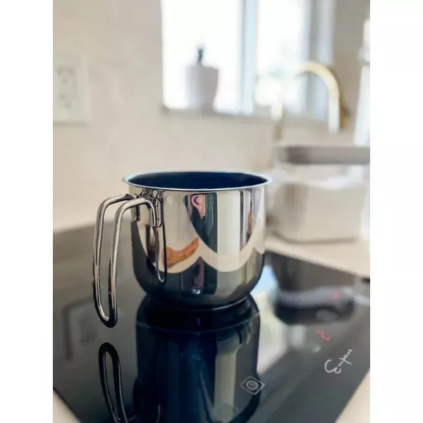 KUCHENPROFI Hot Chocolate/Milk Pot 1.6 Qt., 5" High, 5.5" Dia.