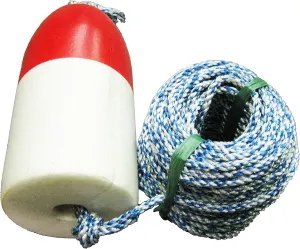 KUFA 100' non-lead sinking line & 11'' Red/White float combo FWS100