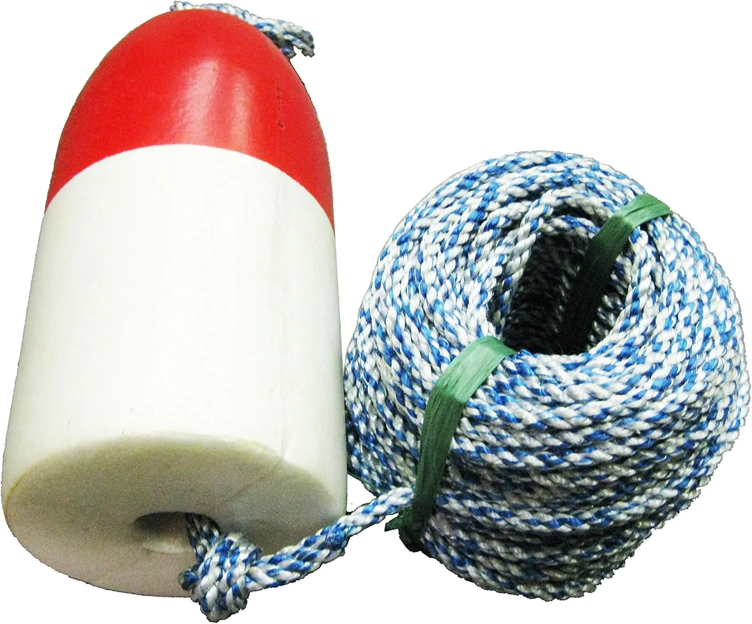 KUFA 100' non-lead sinking line & 11'' Red/White float combo FWS100