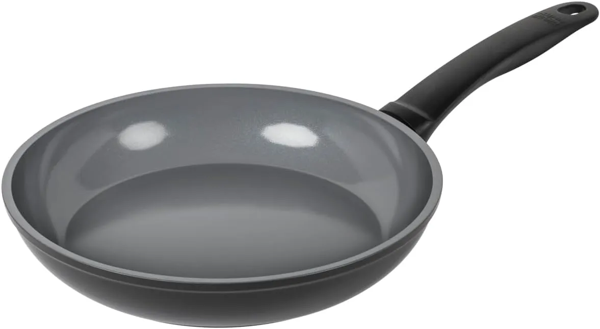 KUHN RIKON Easy Ceramic Induction 28cm Frying Pan. Made from 100% Recycled Aluminium. Oven Safe Pan with Stay-Cool Handle. Induction Cooking Pot