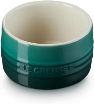 Le Creuset Stoneware Round Straight Wall Ramekin, 6.75oz., Artichaut