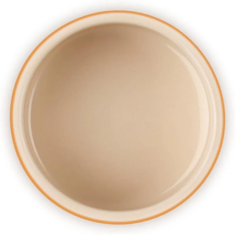 Le Creuset Stoneware Round Straight Wall Ramekin, 6.75oz., Flame