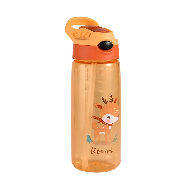 Leakproof Cartoon Kids Straw Sippy Cup 550ml