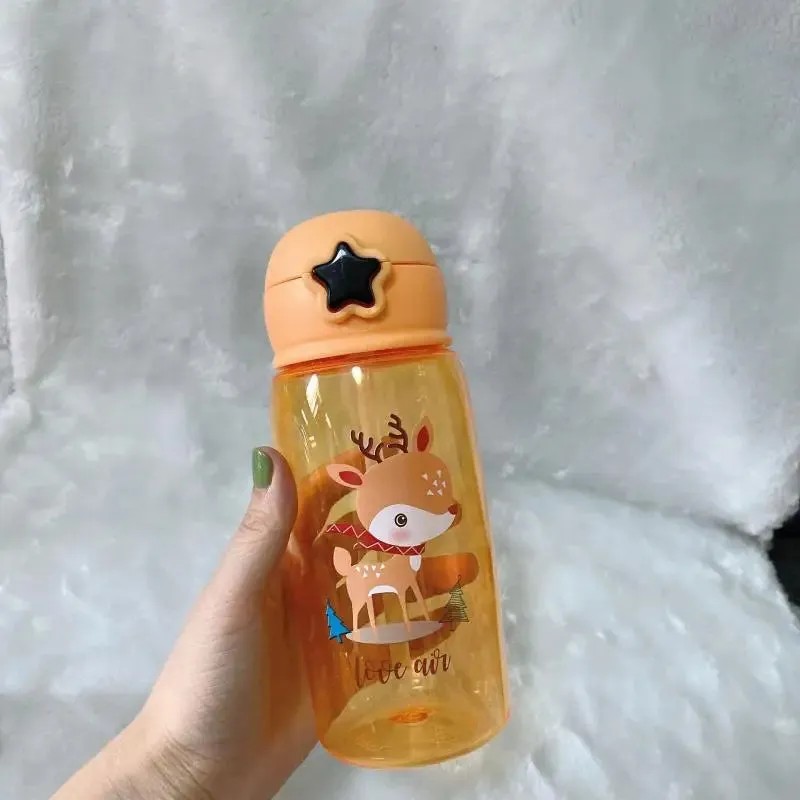 Leakproof Cartoon Kids Straw Sippy Cup 550ml