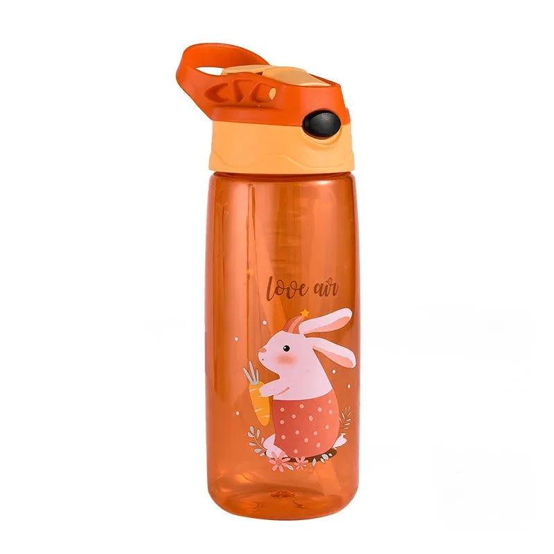Leakproof Cartoon Kids Straw Sippy Cup 550ml